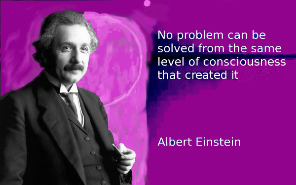 Einstein over problemen oplossen met telkens dezelfde aanpak